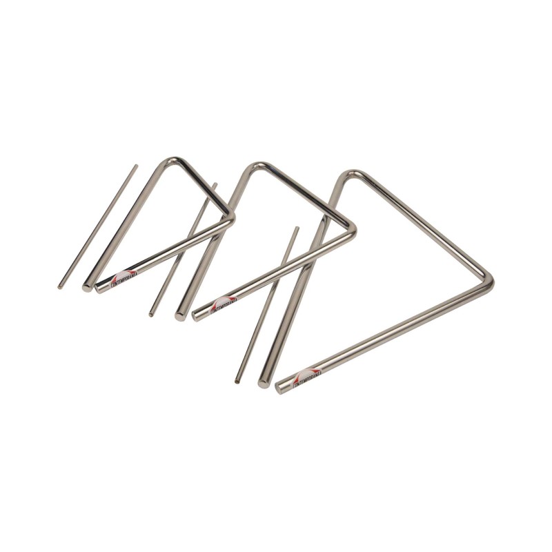 Triangle chromé grand 26 x 26 x 37cm - Pro